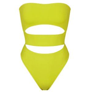 ❌SOLD❌ SKIMS SWIM STRAPLESS CUT OUT MONOKINI